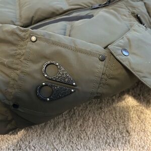 Moose Knuckles Black and Gray Jacket